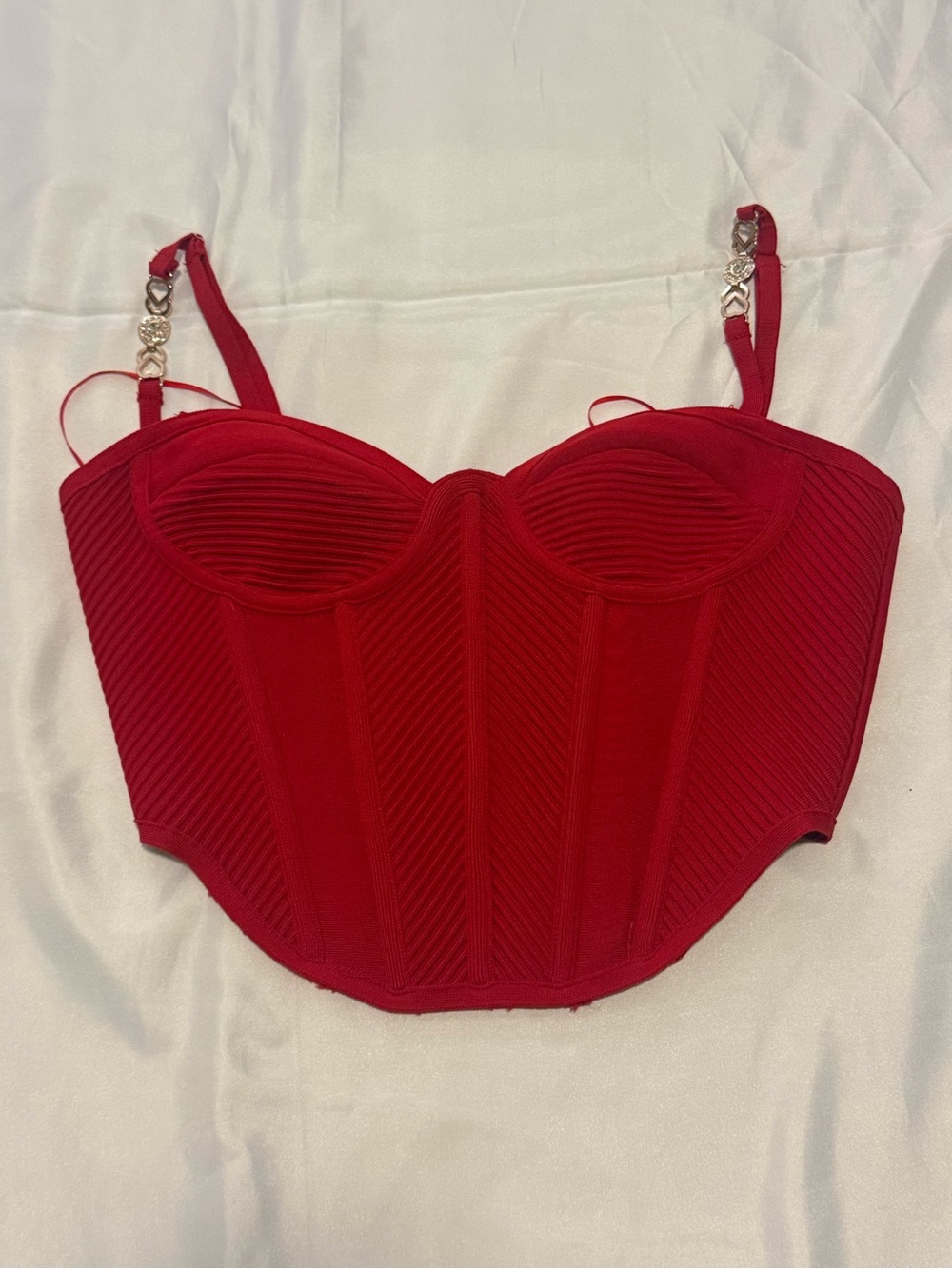 Fashion Nova Red Corset Top ❣️